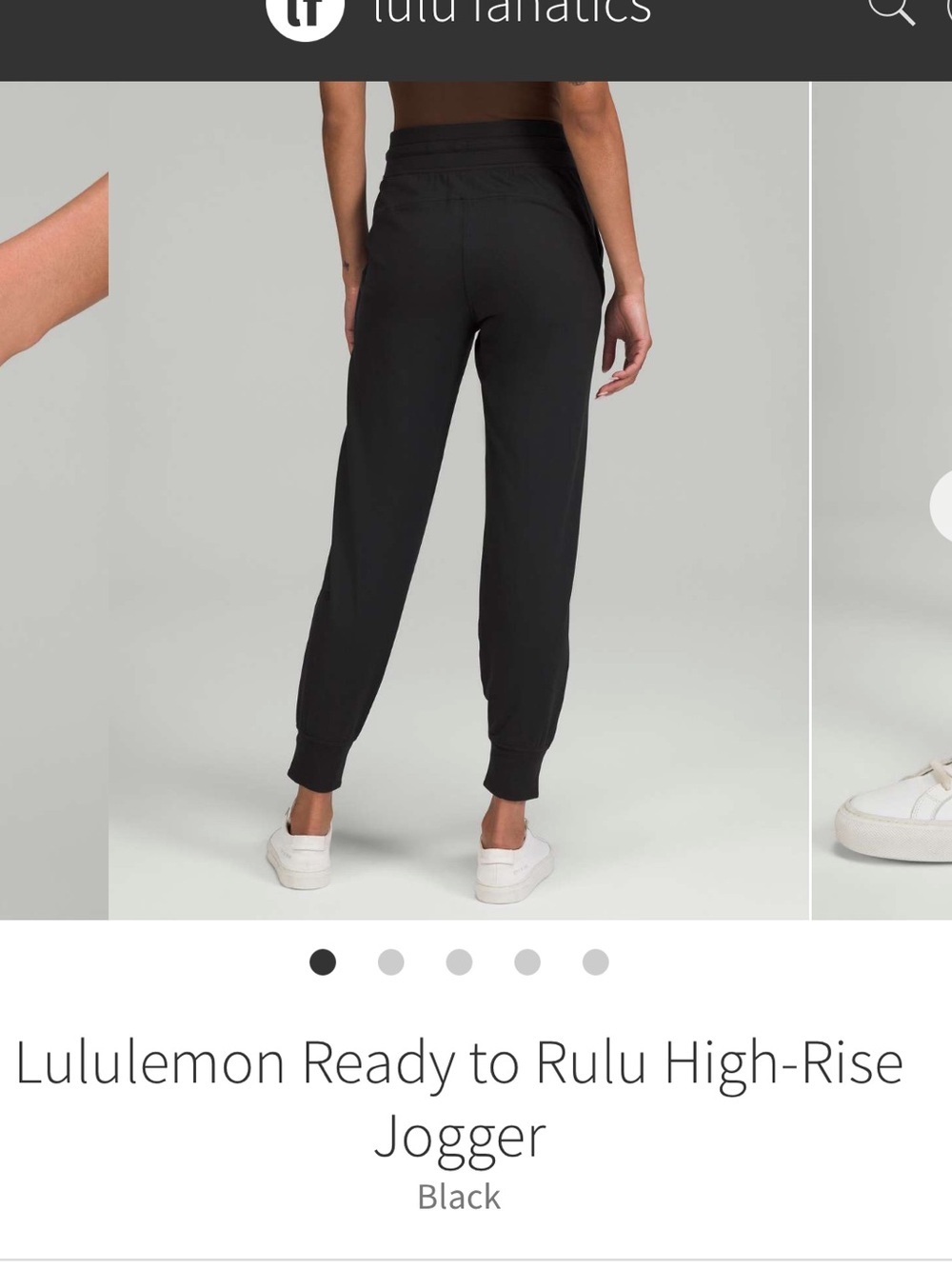 lululemon Ready to Rulu High-Rise Jogger - Black size 20